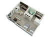 Double Studio Floorplan Double Studio Floorplan